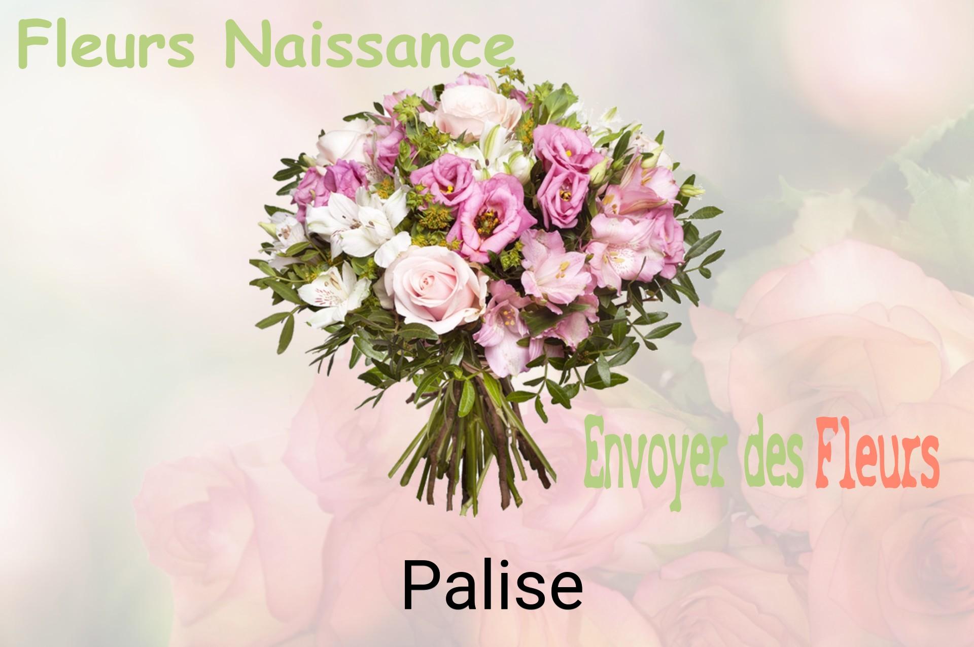 Bouquet de fleurs de naissance livré à Palise